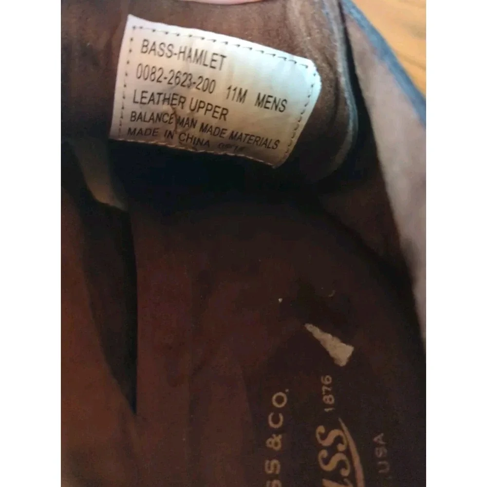 G.H. Bass & Co. Men's Bass‎ Hamlet Brown Leather Chukka Boots 11 M Shoes Ankle